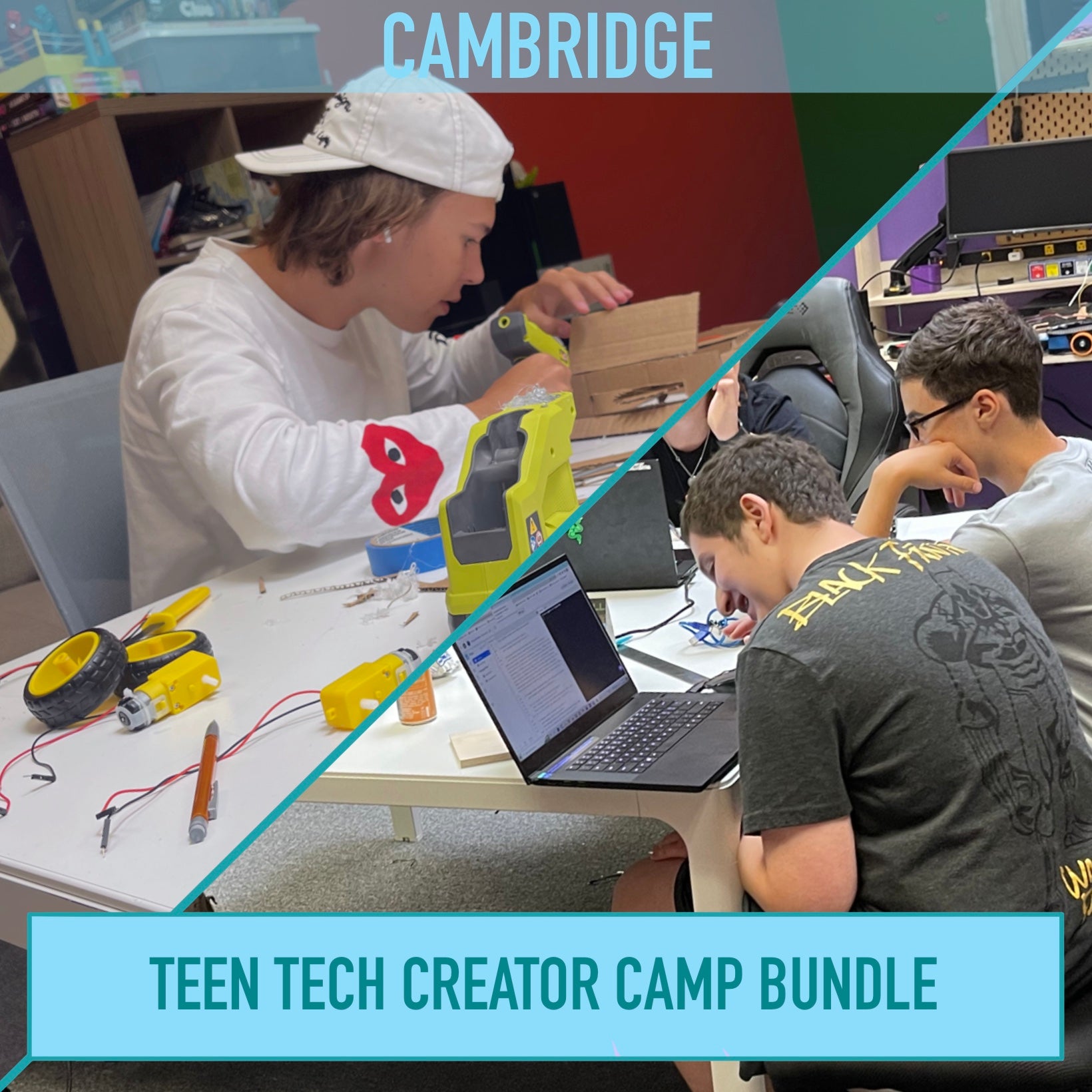 Teen Tech Creator Summer Camp Bundle (Cambridge)